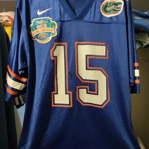 Nike 2009 BCS patch Tim Tebow jersey.